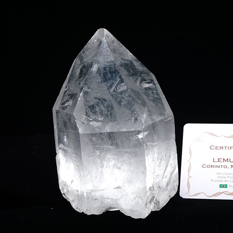 レムリアンシード 水晶 原石 ブラジル ミナスジェライス州 コリント産 証明書付属 一点物 281-145