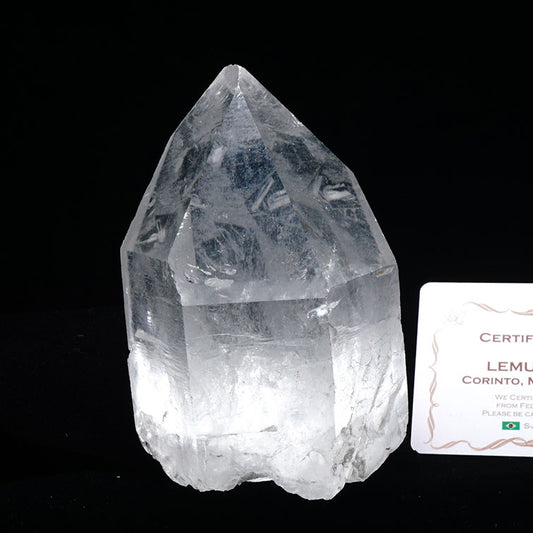 レムリアンシード 水晶 原石 ブラジル ミナスジェライス州 コリント産 証明書付属 一点物 281-145