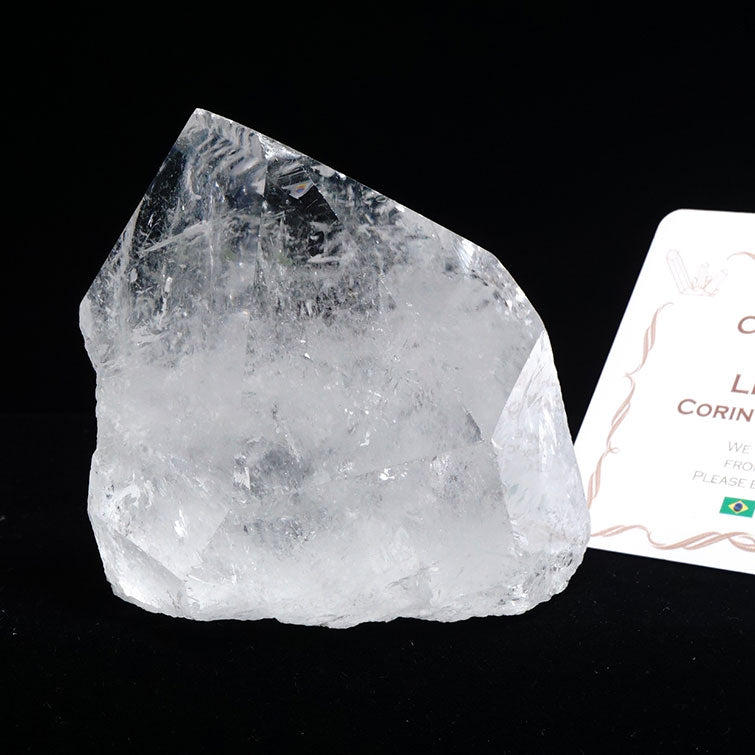 レムリアンシード 水晶 原石 ブラジル ミナスジェライス州 コリント産 証明書付属 一点物 281-153
