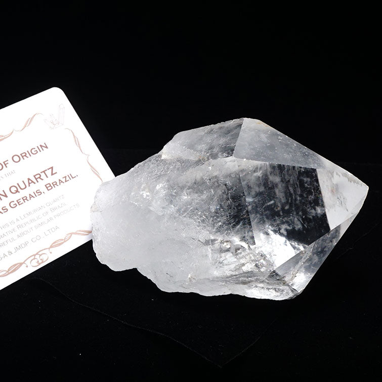 レムリアンシード 水晶 原石 ブラジル ミナスジェライス州 コリント産 証明書付属 一点物 281-155