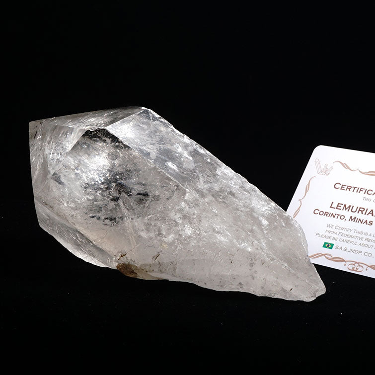 レムリアンシード 水晶 原石 ブラジル ミナスジェライス州 コリント産 証明書付属 一点物 281-157