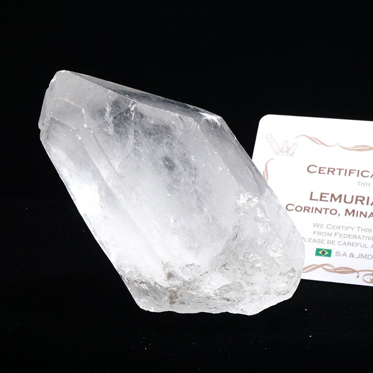 レムリアンシード 水晶 原石 ブラジル ミナスジェライス州 コリント産 証明書付属 一点物 281-158