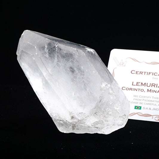 レムリアンシード 水晶 原石 ブラジル ミナスジェライス州 コリント産 証明書付属 一点物 281-158