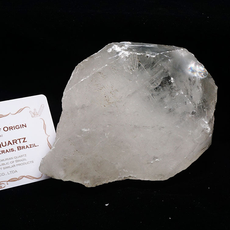 レムリアンシード 水晶 原石 ブラジル ミナスジェライス州 コリント産 証明書付属 一点物 281-159