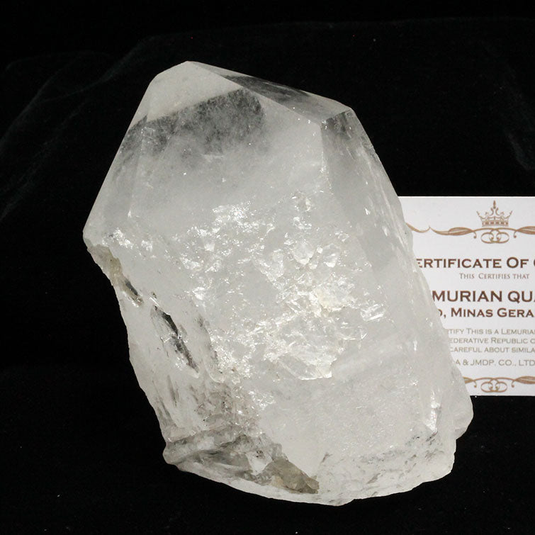 レムリアンシード 水晶 原石 ブラジル ミナスジェライス州 コリント産 証明書付属 一点物 281-161