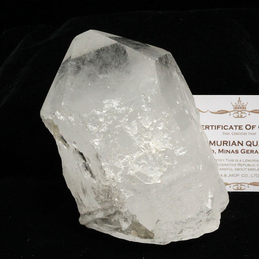 レムリアンシード 水晶 原石 ブラジル ミナスジェライス州 コリント産 証明書付属 一点物 281-161