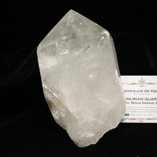 レムリアンシード 水晶 原石 ブラジル ミナスジェライス州 コリント産 証明書付属 一点物 281-162