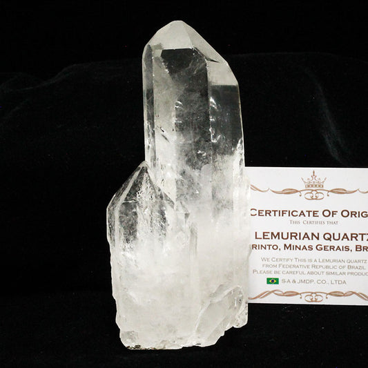 レムリアンシード 水晶 原石 カテドラルライブラリー ブラジル ミナスジェライス州 コリント産 証明書付属 一点物 281-165