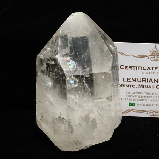 レムリアンシード 水晶 原石 ブラジル ミナスジェライス州 コリント産 証明書付属 一点物 281-170