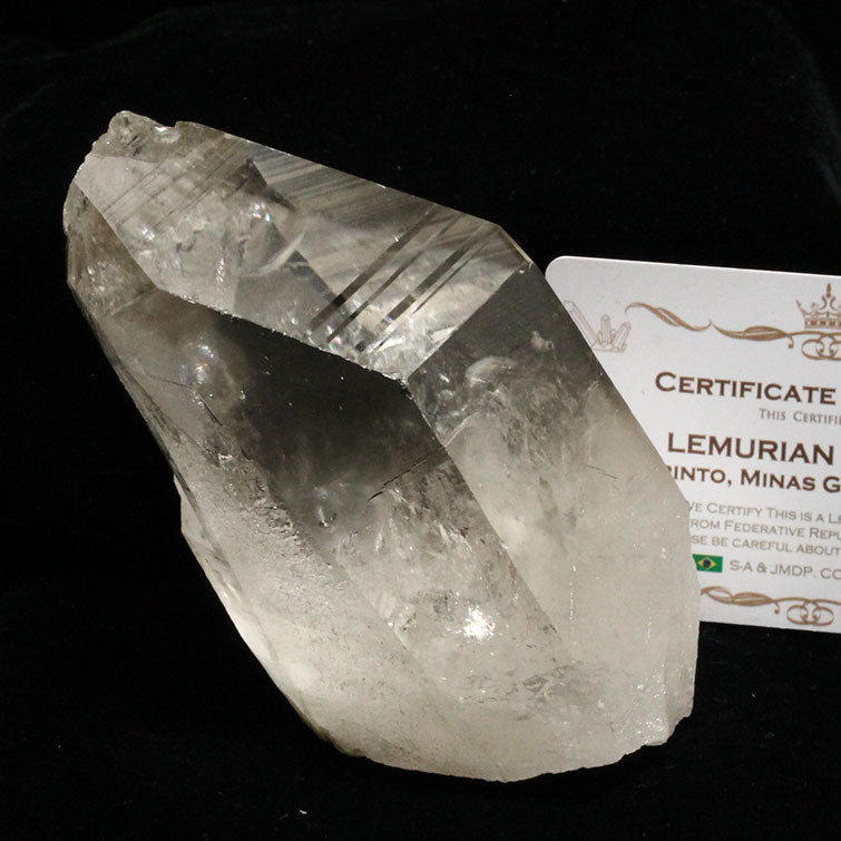 レムリアンシード 水晶 原石 ブラジル ミナスジェライス州 コリント産 証明書付属 一点物 281-171
