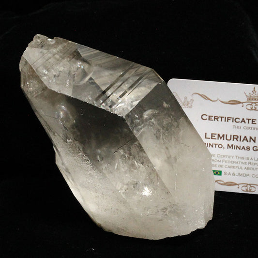 レムリアンシード 水晶 原石 ブラジル ミナスジェライス州 コリント産 証明書付属 一点物 281-171