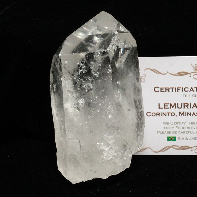 レムリアンシード 水晶 原石 ブラジル ミナスジェライス州 コリント産 証明書付属 一点物 281-174