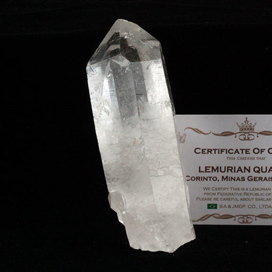 レムリアンシード 水晶 原石 ブラジル ミナスジェライス州 コリント産 証明書付属 一点物 送料無料 281-262