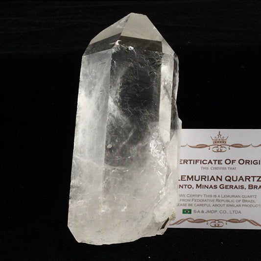 レムリアンシード 水晶 原石 ブラジル ミナスジェライス州 コリント産 証明書付属 一点物 送料無料 281-263