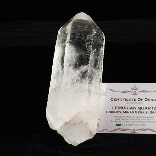 レムリアンシード 水晶 原石 ブラジル ミナスジェライス州 コリント産 証明書付属 一点物 送料無料 281-264