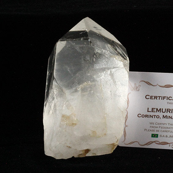 レムリアンシード 水晶 原石 ブラジル ミナスジェライス州 コリント産 証明書付属 一点物 送料無料 281-265
