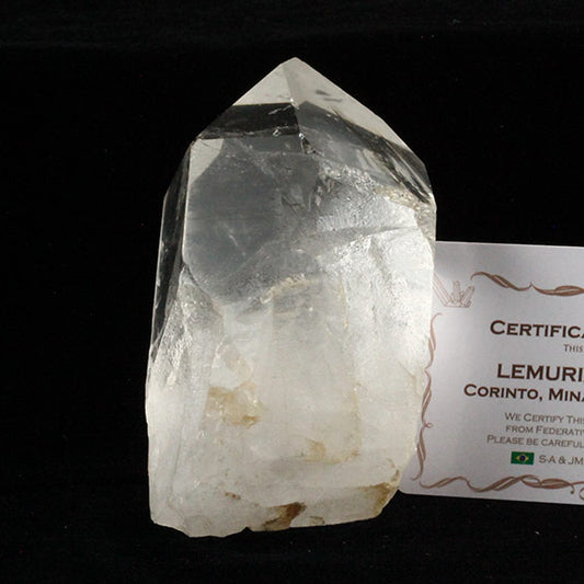 レムリアンシード 水晶 原石 ブラジル ミナスジェライス州 コリント産 証明書付属 一点物 送料無料 281-265
