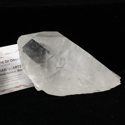 レムリアンシード 水晶 原石 ブラジル ミナスジェライス州 コリント産 証明書付属 一点物 送料無料 281-266