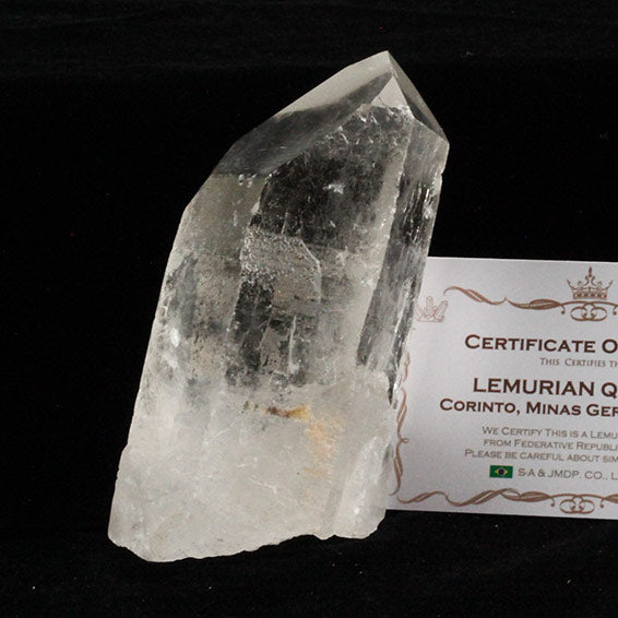 レムリアンシード 水晶 原石 ブラジル ミナスジェライス州 コリント産 証明書付属 一点物 送料無料 281-267