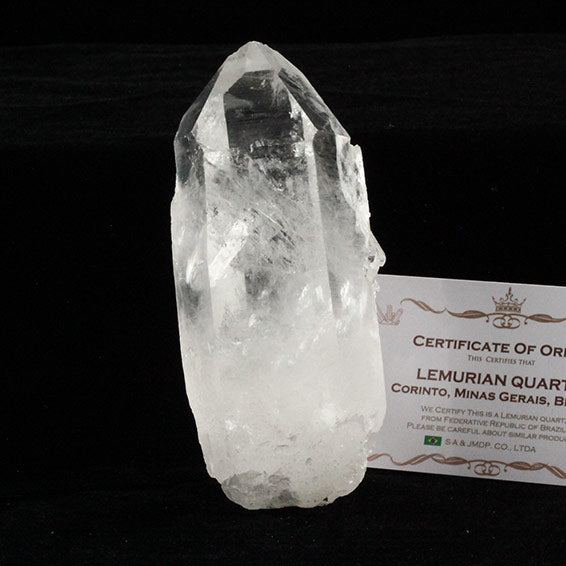 レムリアンシード 水晶 原石 ブラジル ミナスジェライス州 コリント産 証明書付属 一点物 送料無料 281-268
