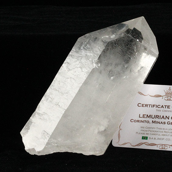 レムリアンシード 水晶 原石 ブラジル ミナスジェライス州 コリント産 証明書付属 一点物 送料無料 281-275