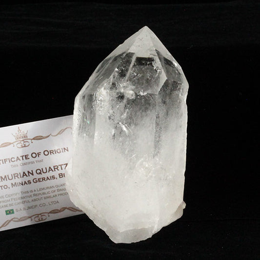レムリアンシード 水晶 原石 ブラジル ミナスジェライス州 コリント産 証明書付属 一点物 送料無料 281-276
