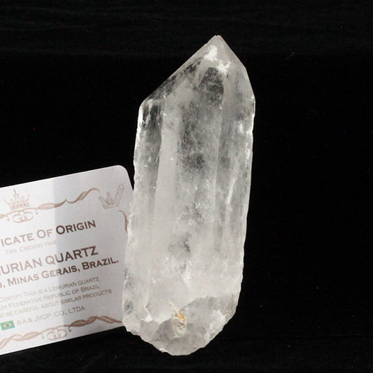 レムリアンシード 水晶 原石 ブラジル ミナスジェライス州 コリント産 証明書付属 一点物 281-279