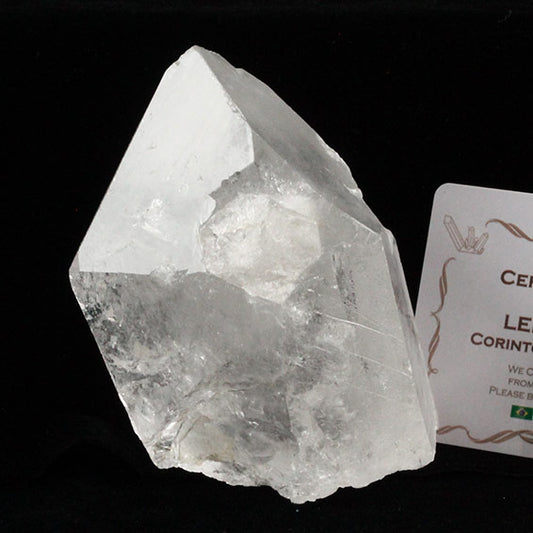 レムリアンシード 水晶 原石 ブラジル ミナスジェライス州 コリント産 証明書付属 一点物 281-282