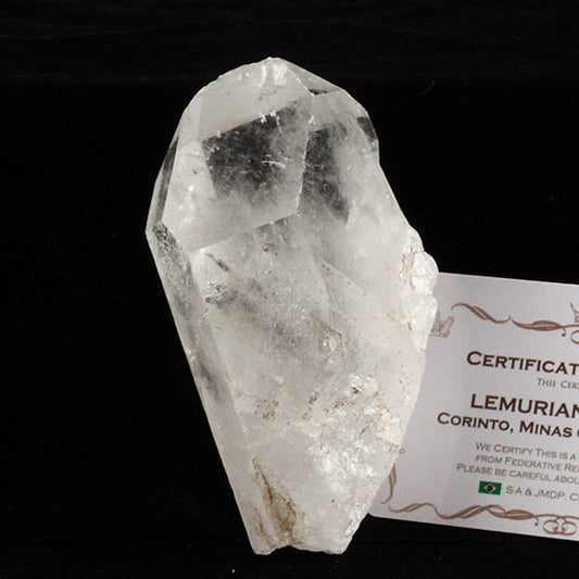 レムリアンシード 水晶 原石 ブラジル ミナスジェライス州 コリント産 証明書付属 一点物 281-285