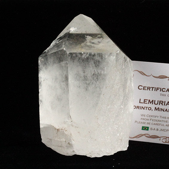 レムリアンシード 水晶 原石 ブラジル ミナスジェライス州 コリント産 証明書付属 一点物 送料無料 281-286