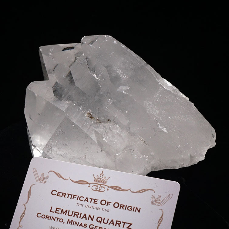 1Kg レムリアンシード 水晶 クラスター 原石 ブラジル ミナスジェライス州 コリント産 証明書付属 282-185