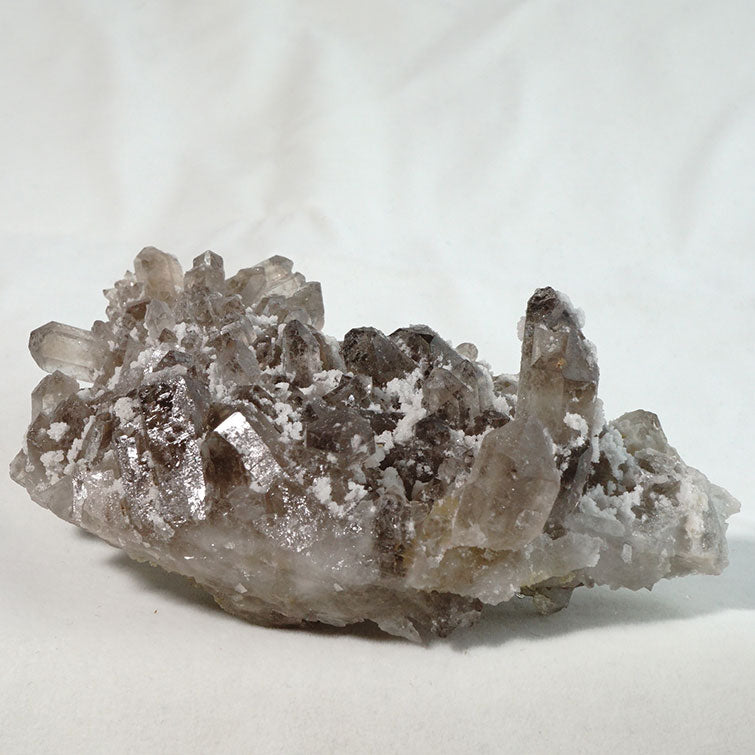 スモーキークォーツ クラスター 煙水晶 原石 ブラジル産 一点物 282-202