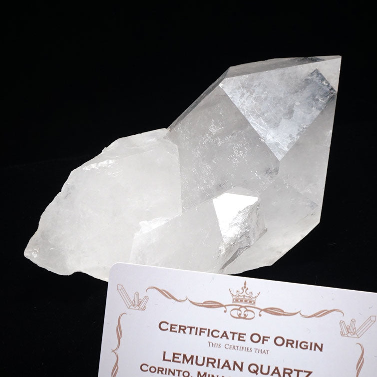 レムリアンシード 水晶 クラスター ブラジル ミナスジェライス州 コリント産 証明書付属 一点物 282-217