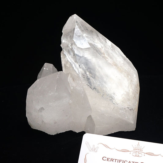 レムリアンシード 水晶 クラスター ブラジル ミナスジェライス州 コリント産 証明書付属 一点物 282-218
