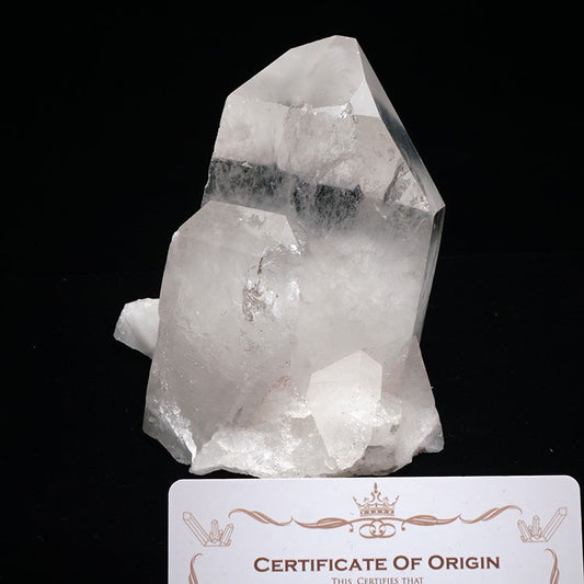 レムリアンシード 水晶 クラスター ブラジル ミナスジェライス州 コリント産 証明書付属 一点物 282-220