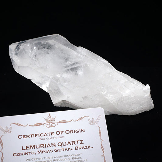 レムリアンシード 水晶 クラスター ブラジル ミナスジェライス州 コリント産 証明書付属 一点物 282-222