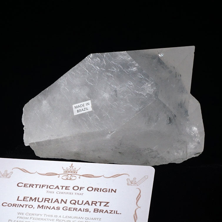 レムリアンシード 水晶 クラスター ブラジル ミナスジェライス州 コリント産 証明書付属 一点物 282-231