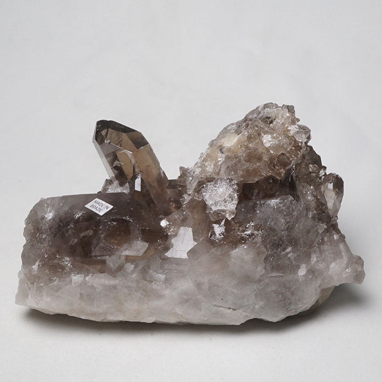 スモーキークォーツ クラスター 煙水晶 原石 モリオン 黒水晶 ブラジル産 一点物 282-506