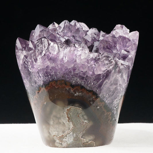 アメジスト クラスター 原石 ウルグアイ産 花型 フラワー amethyst 一点物 282-572