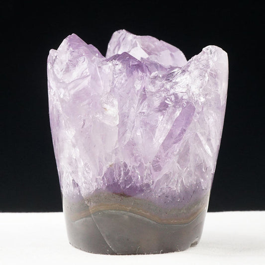 アメジスト クラスター 原石 ウルグアイ産 花型 フラワー amethyst 一点物 282-581