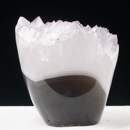 アメジスト クラスター 原石 ウルグアイ産 花型 フラワー amethyst 一点物 282-585