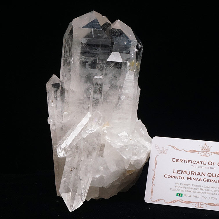 1Kg レムリアンシード 水晶 クラスター 原石 ブラジル ミナスジェライス州 コリント産 証明書付属 一点物 282-608