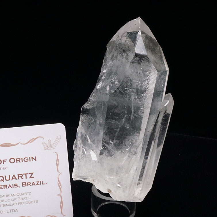 レムリアンシード 水晶 クラスター 原石 ブラジル ミナスジェライス州 コリント産 証明書付属 一点物 282-619