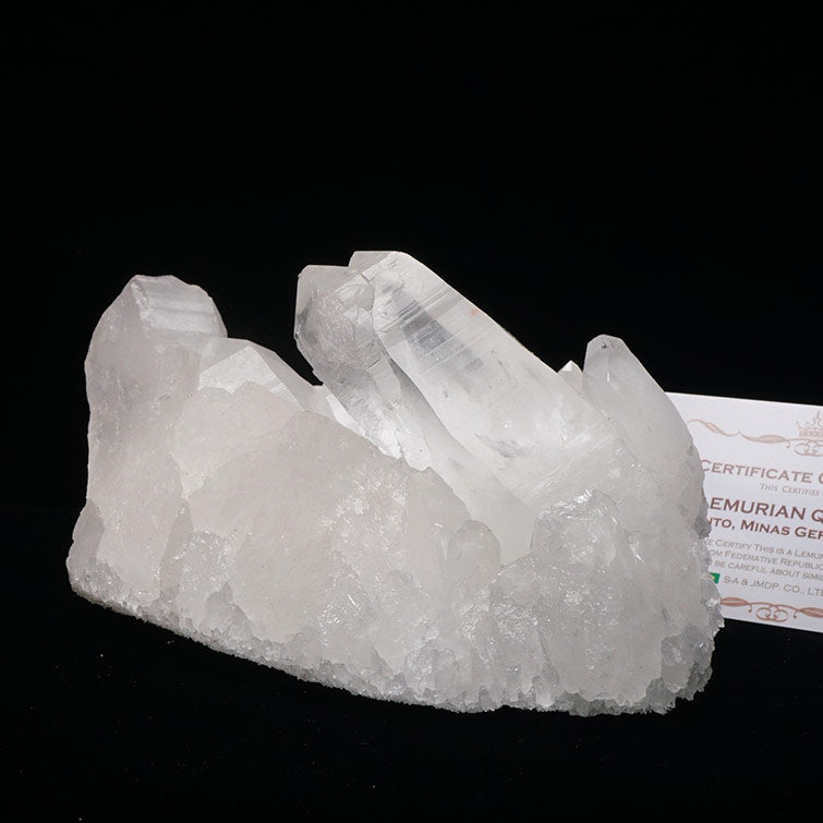 1.1Kg レムリアンシード 水晶 クラスター 原石 ブラジル ミナスジェライス州 コリント産 証明書付属 一点物 282-627