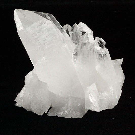 水晶 クラスター アーカンソー産 水晶 原石 一点物 送料無料 282-637