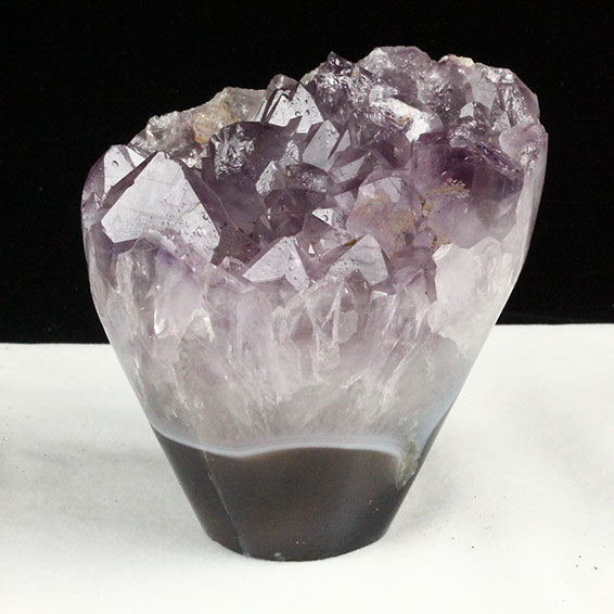 アメジストクラスター 原石 ウルグアイ産 花型 フラワー amethyst 一点物 送料無料 282-662