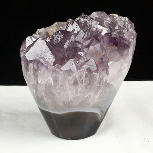 アメジストクラスター 原石 ウルグアイ産 花型 フラワー amethyst 一点物 送料無料 282-662