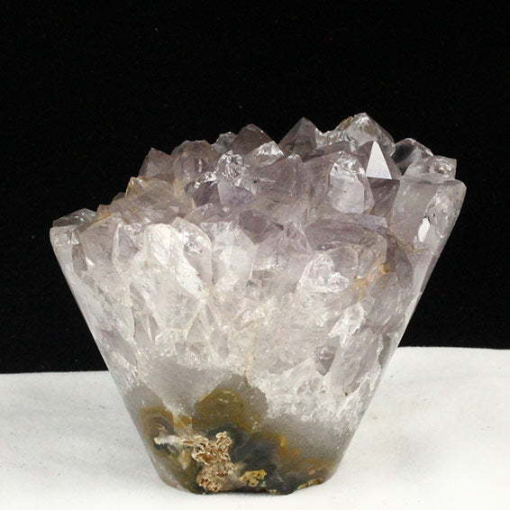 アメジストクラスター 原石 ウルグアイ産 花型 フラワー amethyst 一点物 282-669