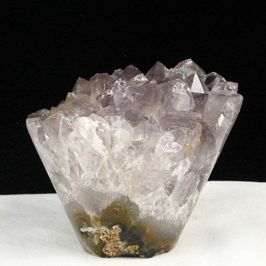 アメジストクラスター 原石 ウルグアイ産 花型 フラワー amethyst 一点物 282-669