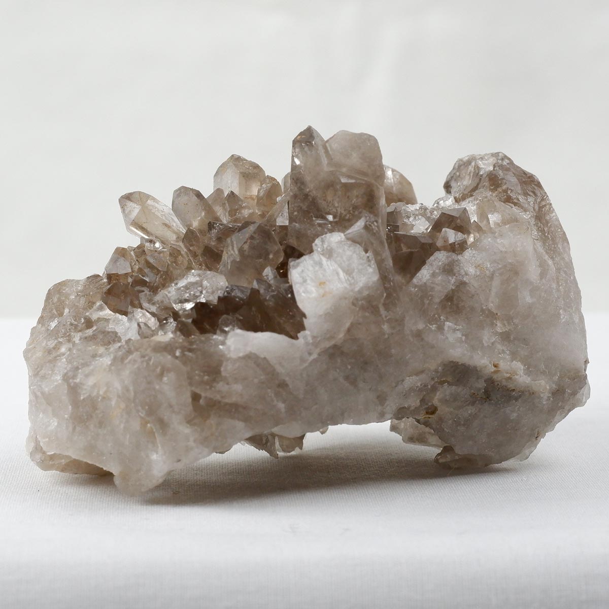 スモーキークォーツ クラスター ブラジル産 煙水晶 原石 一点物 282-719